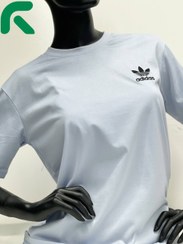 تصویر تی شرت زنانه ADIDAS آدیداس برجسته پشت طرح دار کد 6507 - آبی / L 