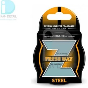 تصویر خوشبوکننده خودرو کنسروی فرش وی مدل Fresh Way Z STEEL 