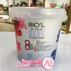 تصویر پودر دکلره بیول (Biol) مدل Blonde Club رنگ آبی وزن 500 گرم دکلره