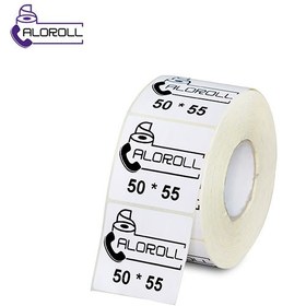 تصویر لیبل کاغذی تاپ لیبل تک ردیف 55x50 ا 55x50 Thermal Printer Paper Label 55x50 Thermal Printer Paper Label