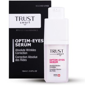 تصویر سرم لیفت کننده و ضد چروک دور چشم تراست اسمارت OPTIM - EYES SERUM TRUST SMART