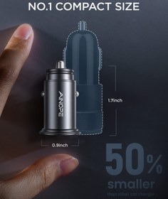 AINOPE USB C Car Charger, 40W Smallest iPhone 13 Car Charger, All