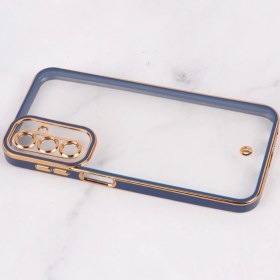 تصویر قاب سامسونگ a24 شفاف دور رنگی space رنگ آبی 