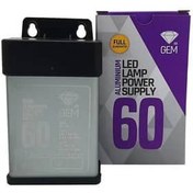 تصویر ترانس 12 ولت/ 60 وات /5 آمپر / فن دار برند جم 