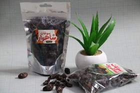 تصویر مویز انگور شاهرودی 250 گرمی گوشتی دانه و هسته دار شسته شده با کیفیت صادراتی 250 grams of Shahroudi grape raisins, fleshy with seeds, washed with export quality