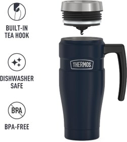 تصویر تراول ماگ THERMOS اصلی نیم لیتری با درب وکیوم 