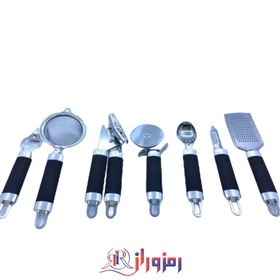 تصویر سرویس ابزار آشپزخانه 9 پارچه 