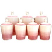 تصویر سرویس جای ادویه پاسماوری 7 پارچه سرامیکی یونیک 