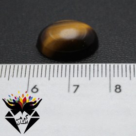 تصویر نگین چشم ببر دامله اصل خوشرنگ کد N_1907 