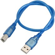 تصویر کابل USB TYPE A TO TYPE B - کابل آردوینو 30 سانتی متری USB TYPE A TO TYPE B
