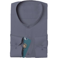 تصویر پیراهن دیپلمات طوسی سایز ۲XL 