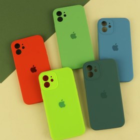 تصویر قاب محافظ لنزدار سیلیکونی زیربسته iPhone 12 Siliconi Cover Case For iPhone 12