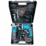 تصویر پک 2 قلوی دریل مدل HP1630 و مینی فرز مدل 9555HN ماکیتا Makita