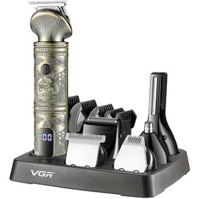 تصویر ماشین اصلاح وی جی آر مدل V-106 با تکنولوژی برش مستقیم و استیل ضد زنگ 