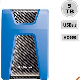 تصویر هارددیسک اکسترنال ای دیتا مدل HD650 ظرفیت 5 ترابایت ا ADATA HD650 External Hard Drive - 5TB ADATA HD650 External Hard Drive - 5TB