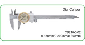 تصویر کولیس ساعتی ترما دقت 0.02 - 20cm TERMA Dial Caliper