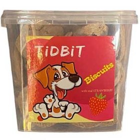 تصویر تشویقی بیسکوییتی سگ تیدبیت ( 8 طعم متفاوت ) TIDBIT Biscuit