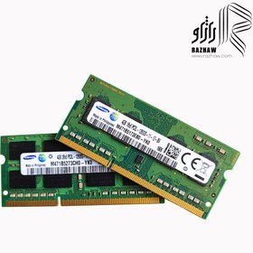 تصویر رم 4 گیگابایت ddr3l لپتاپ برند سامسونگ 