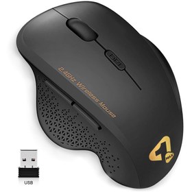 تصویر موس بی سیم گیمینگ 6کلید سایلنت وان مکس مدل OM-GW6A ONE MAX OM-GW6A Wireless 6Buttons Silent Gaming Mouse