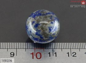 تصویر نگین لاجورد گرد کد 108206 