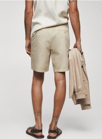 تصویر شلوارک چینی اساسی برند mango man Essential Chino Shorts