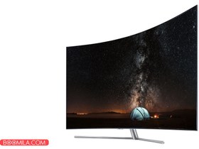 تصویر تلویزیون کیولد هوشمند خمیده سامسونگ مدل 55Q7880 سایز 55 اینچ Samsung 55Q7880 Curved Smart QLED TV 55 Inch