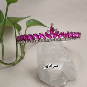 تصویر تاج عروس نیم تاج طرح ماهک در ۱۰ رنگ 