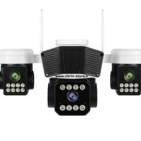 تصویر دوربین مداربسته سیمکارتی L3 ۱۲ مگاپیکسل دید در شب رنگی 