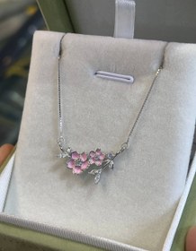 تصویر گردنبند جواهری نقره 