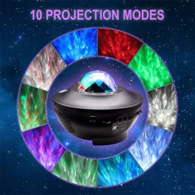 تصویر چراغ خواب مدل کهکشانی Galaxy model night light