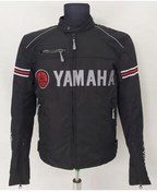 تصویر کاپشن موتورسوار مردانه موتور ژاکت سیکلت ایدا یاماها نوشته شده است ال بی سی LBC 