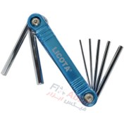 تصویر آچار آلن چاقویی لیکوتا مدل FH1M071Y1S2 LICOTA WRENCH SET 7 PCS FOLDING HEX KEY FH1M071Y1S2