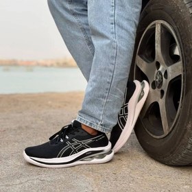 تصویر کتونی آسیکس ژل کینسی مکس مشکی / سفید - 43 Asics GEL-KINSEI MAX