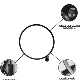 تصویر رقص نور مدل W10 RGB - مشکی 