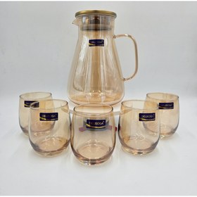 تصویر پارچ و لیوان پیرکس DELISOGA 