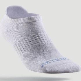 تصویر جوراب تنیس بدون ساق آرتنگو ARTENGO RS500 پک سه تایی رنگی Three-piece Artengo Tennis Socks - RS500