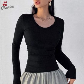 تصویر بلوز یقه گرد کد 1 