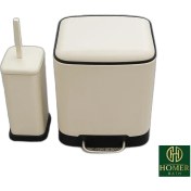 تصویر سطل و فرچه پدالی مفتولی کِرم اوریجنال 046 