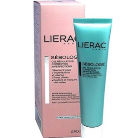 تصویر ژل سبولوژی لیراک LIERAC Sebologie Blemish Correction Regulating Gel 40ml