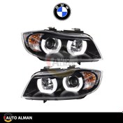 تصویر چراغ جلو سونار بی ام و سری 3 E90 BMW 