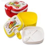 تصویر ظرف غذا مربع آریا 