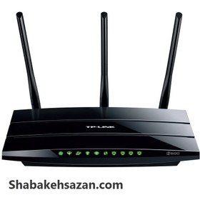 تصویر مودم-روتر +ADSL2 بی‌سیم و دوباند تی پی-لینک مدل TD-W8980_V1 