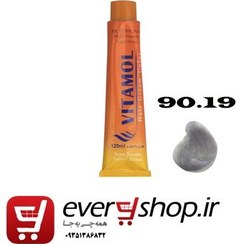 تصویر رنگ مو ویتامول سری Highlight شماره 90.19 حجم 120 میلی لیتر رنگ نقره ای 