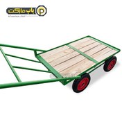 تصویر گاری سنتی فوق سنگین طرح کاشان با چرخ فرغونی Charkhesh arya 09122813154