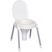 تصویر توالت فرنگی ناصر پلاستیک مدل Nas33 - سفید 