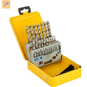 تصویر مجموعه 19 عددی مته فلز HSS-G دیوالت مدل DT5923 HSS-G Metal drill bits