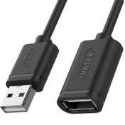 تصویر کابل افزایش طول USB 2.0 یونیتک مدل Unitek Y-C428GBK طول 1متر Unitek Y-C428GBK USB 2.0 extension cable 1 meter