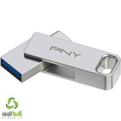 تصویر فلش OTG پی ان وای DUO LINK USB 3.2 Type-C 64GB ا PNY DUO LINK USB 3.2 Type-C 64GB OTG Dual Flash Drive PNY DUO LINK USB 3.2 Type-C 64GB OTG Dual Flash Drive