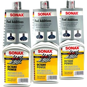 تصویر پک 3 عددی مکمل سوخت اکتان پاور سوناکس SONAX OCTANE POWER 