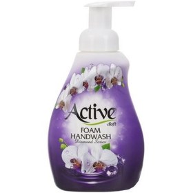 تصویر مایع دستشویی فوم دیاموند بنفش 500 گرمی اکتیو Active Purple Diamond Series Handwashing Liquid 500g